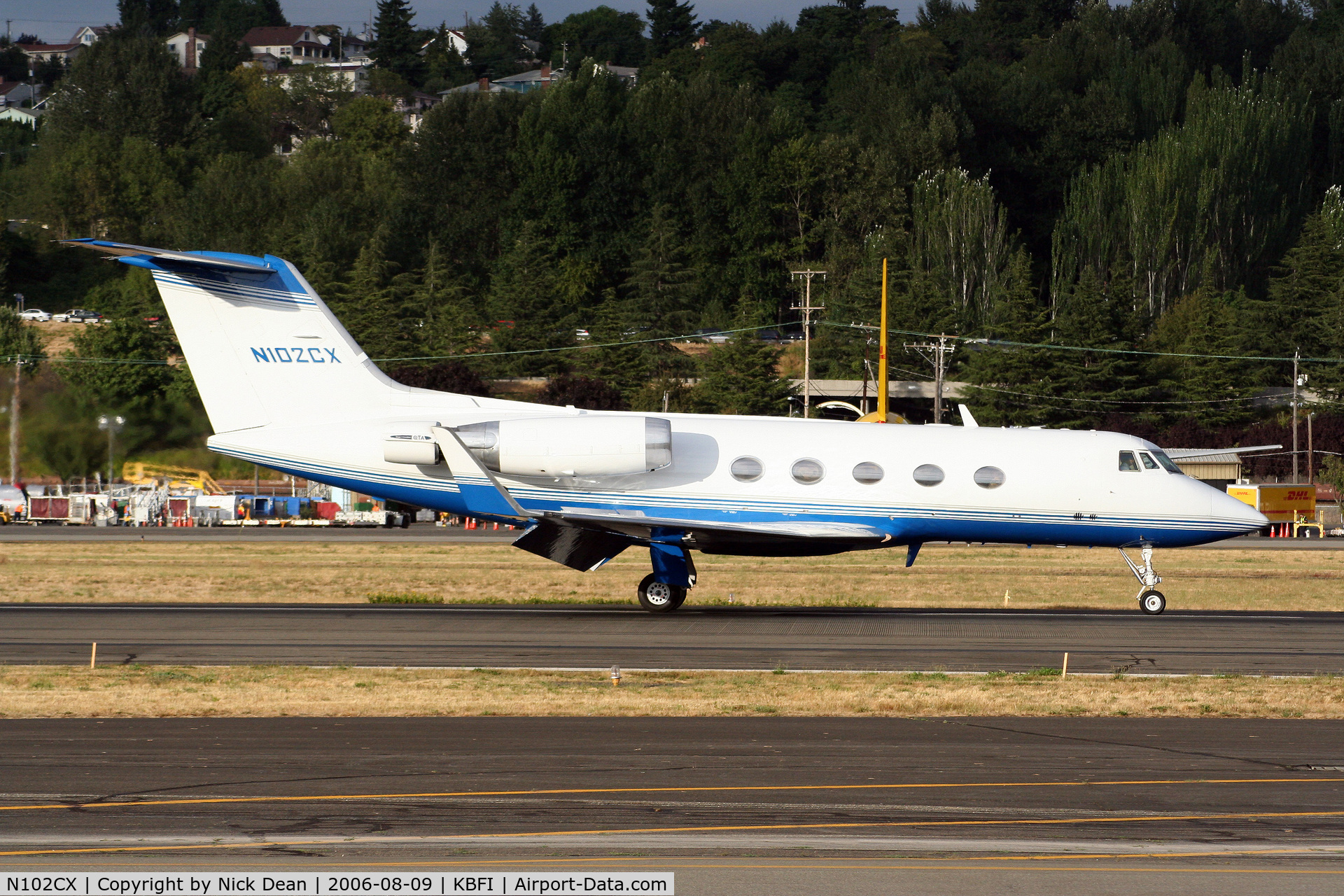 N102CX, 1971 Grumman G-1159 Gulfstream II C/N 102, KBFI