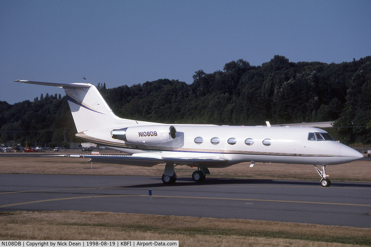 N108DB, 1972 Grumman G-1159 Gulfstream II C/N 112, KBFI