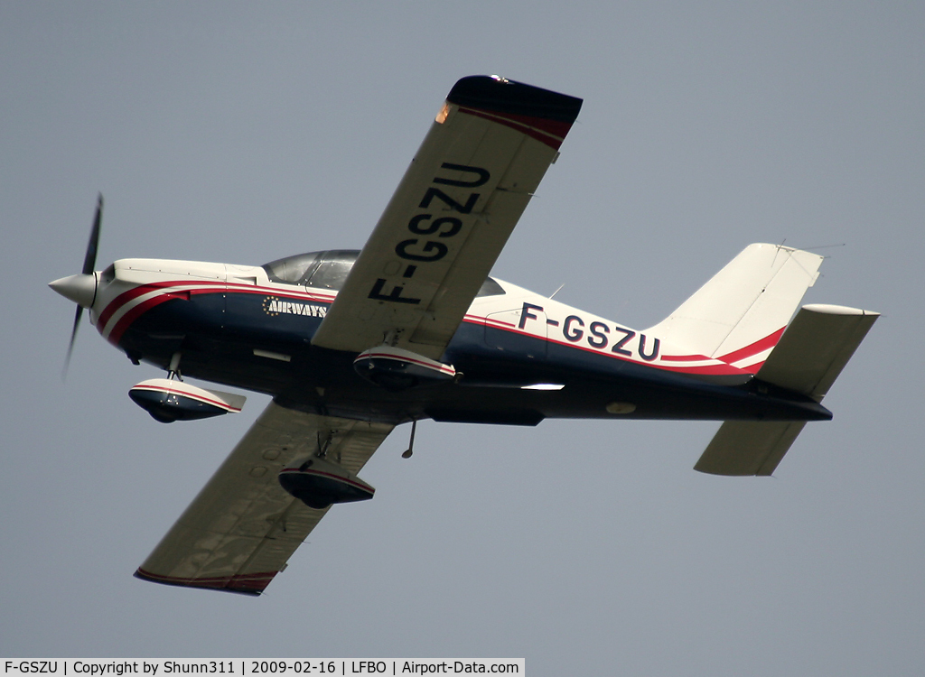 F-GSZU, Socata TB-9 Tampico C/N 2146, Go around over the airport...