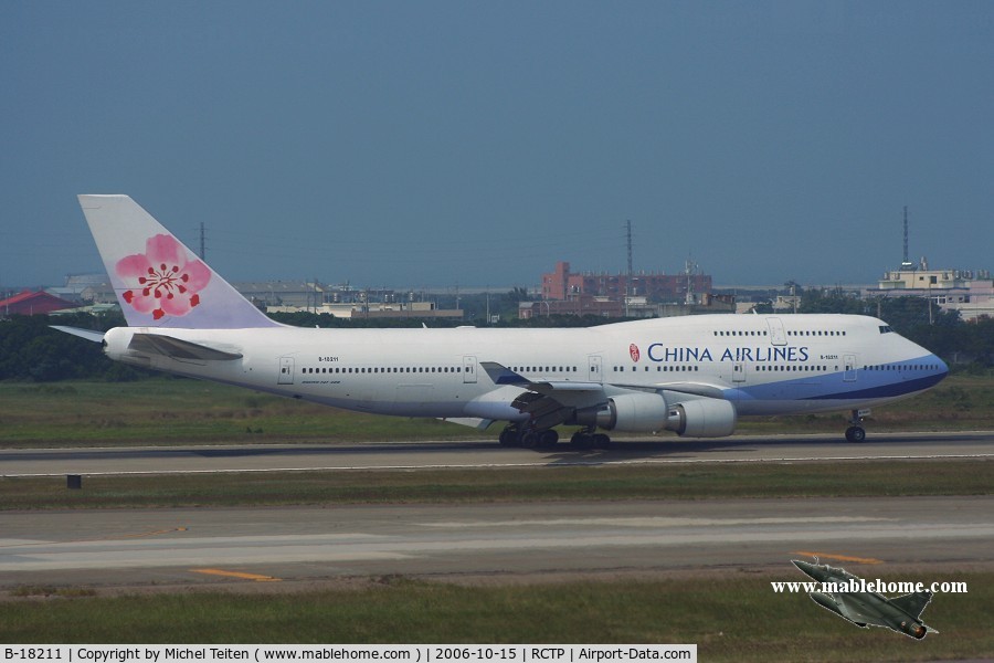 B-18211, 2004 Boeing 747-409 C/N 33735, China Airlines