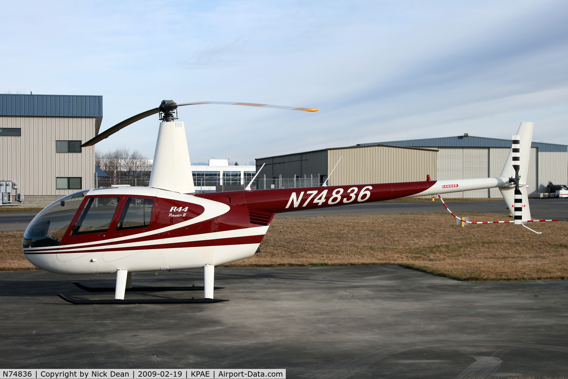 N74836, 2005 Robinson R44 II C/N 10981, KPAE