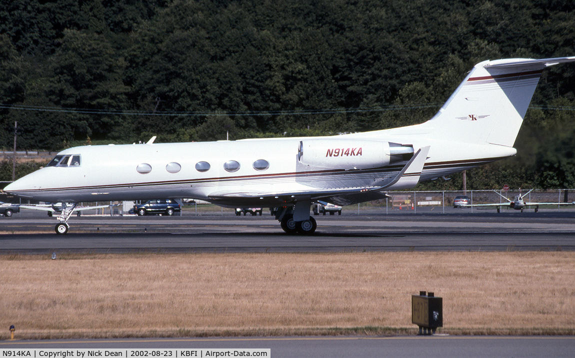 N914KA, 1978 Grumman G1159 Gulfstream IISP C/N 214, KBFI