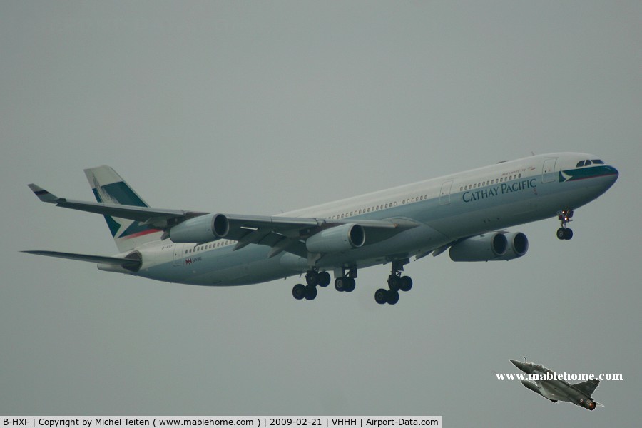 B-HXF, Airbus A340-313 C/N 160, Cathay Pacific