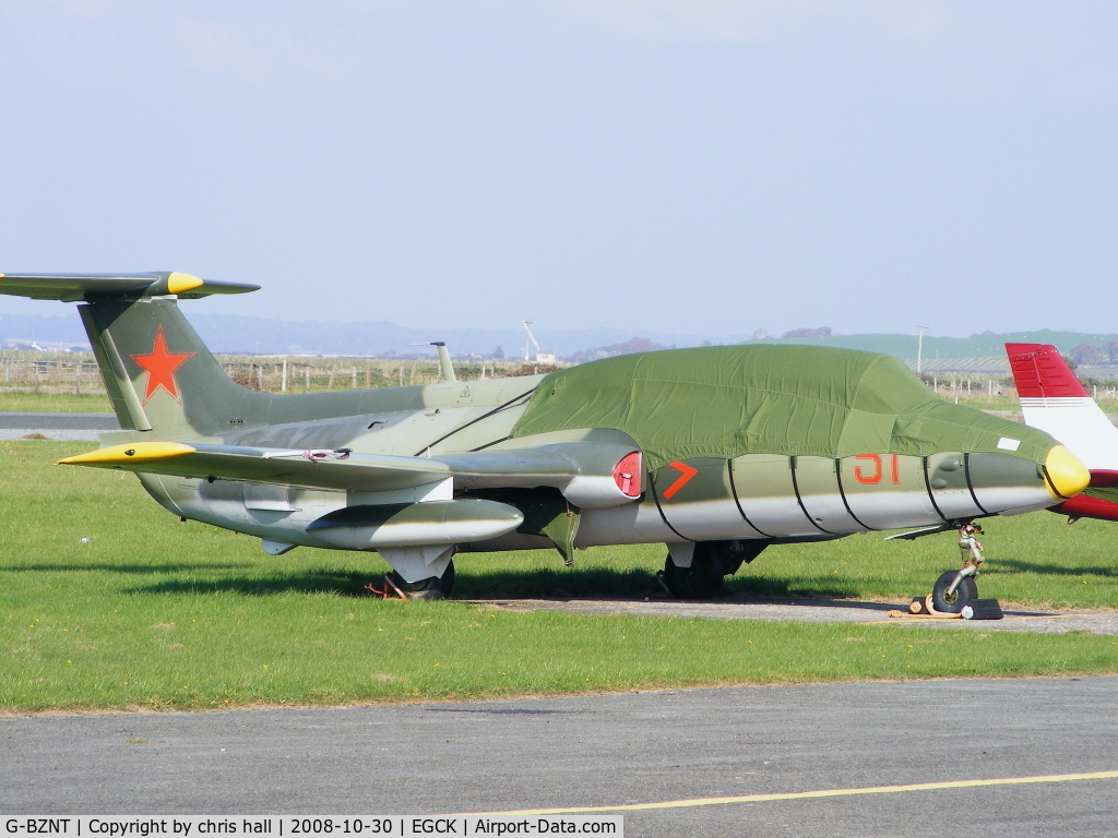 G-BZNT, 1968 Aero L-29 Delfin C/N 893019, Previous ID: ES-YLG. currently De-registered, Cancelled by CAA 10/10/2008