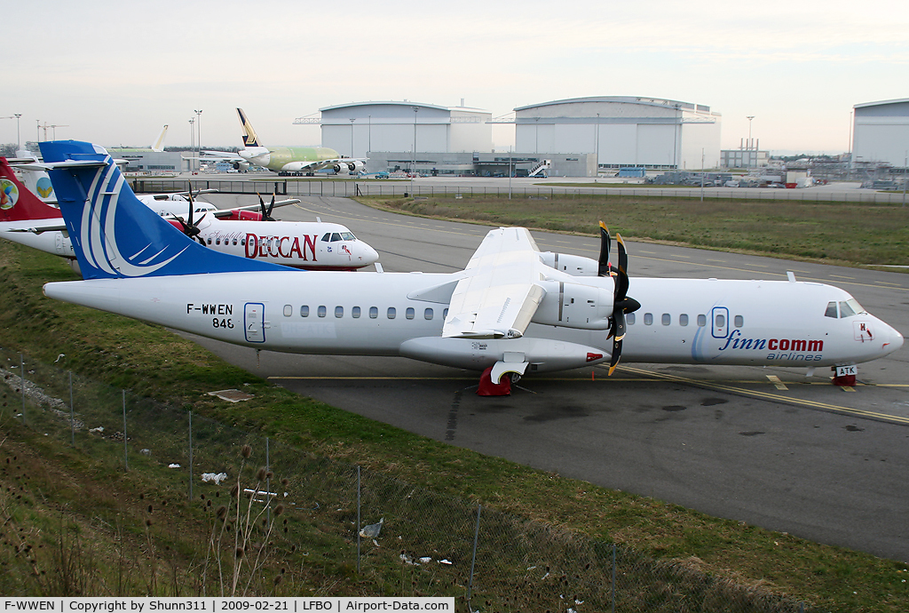 F-WWEN, 2009 ATR 72-212A C/N 848, C/n 0848 - To be OH-ATK