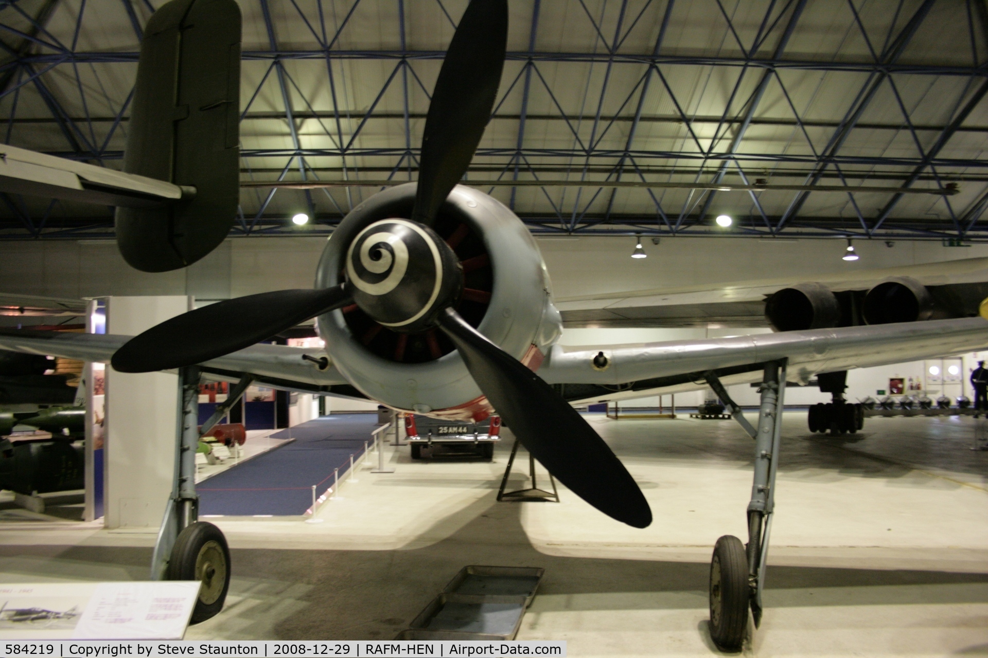 584219, Focke-Wulf Fw-190F-8/U1 C/N 584219, Taken at the RAF Museum, Hendon. December 2008