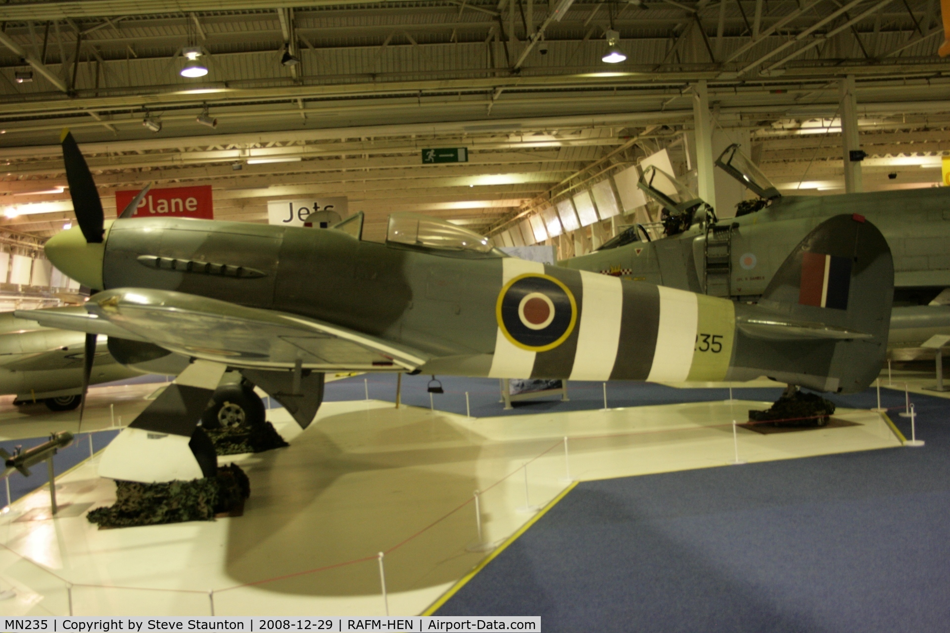 MN235, Hawker Typhoon IIB C/N Not found MN235, Taken at the RAF Museum, Hendon. December 2008
