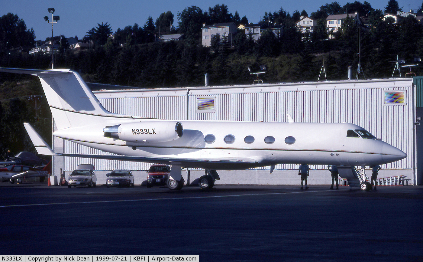N333LX, 1982 Grumman G1159A Gulfstream III C/N 366, KBFI