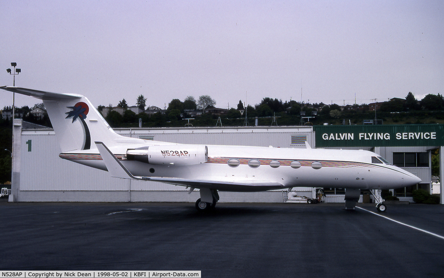 N528AP, 1984 Grumman G1159A Gulfstream III C/N 399, KBFI