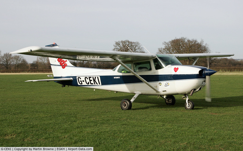 G-CEKI, 1981 Cessna 172P Skyhawk C/N 172-74356, Visitor