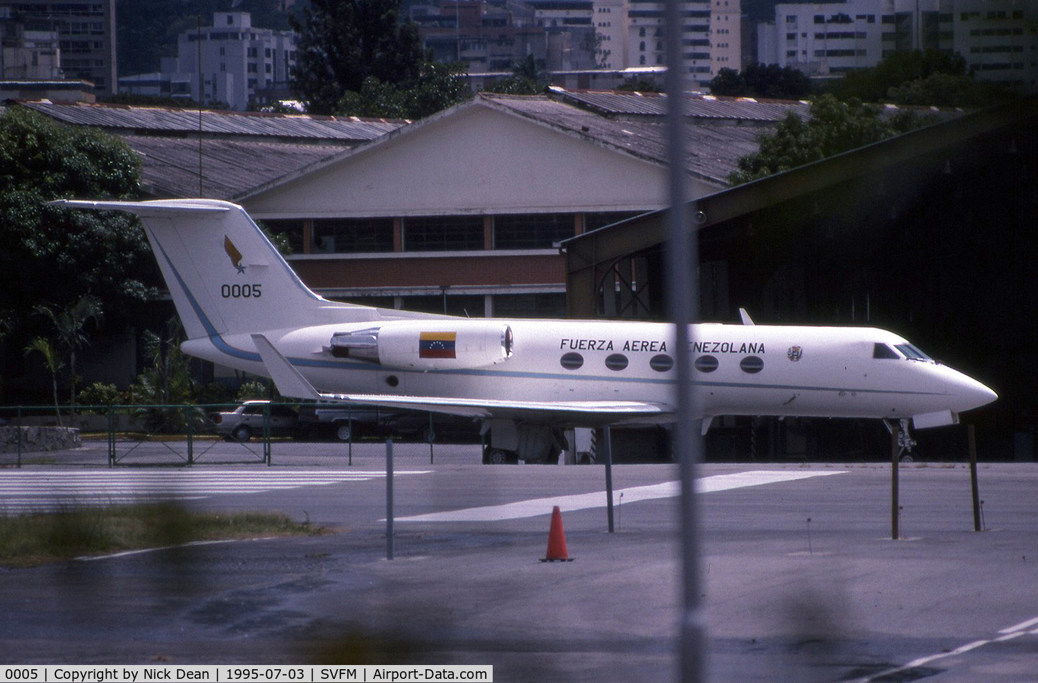 0005, 1984 Grumman G-1159A Gulfstream III C/N 400, SVFM (Currently registered N500EF Emmerson Fitipaldi)