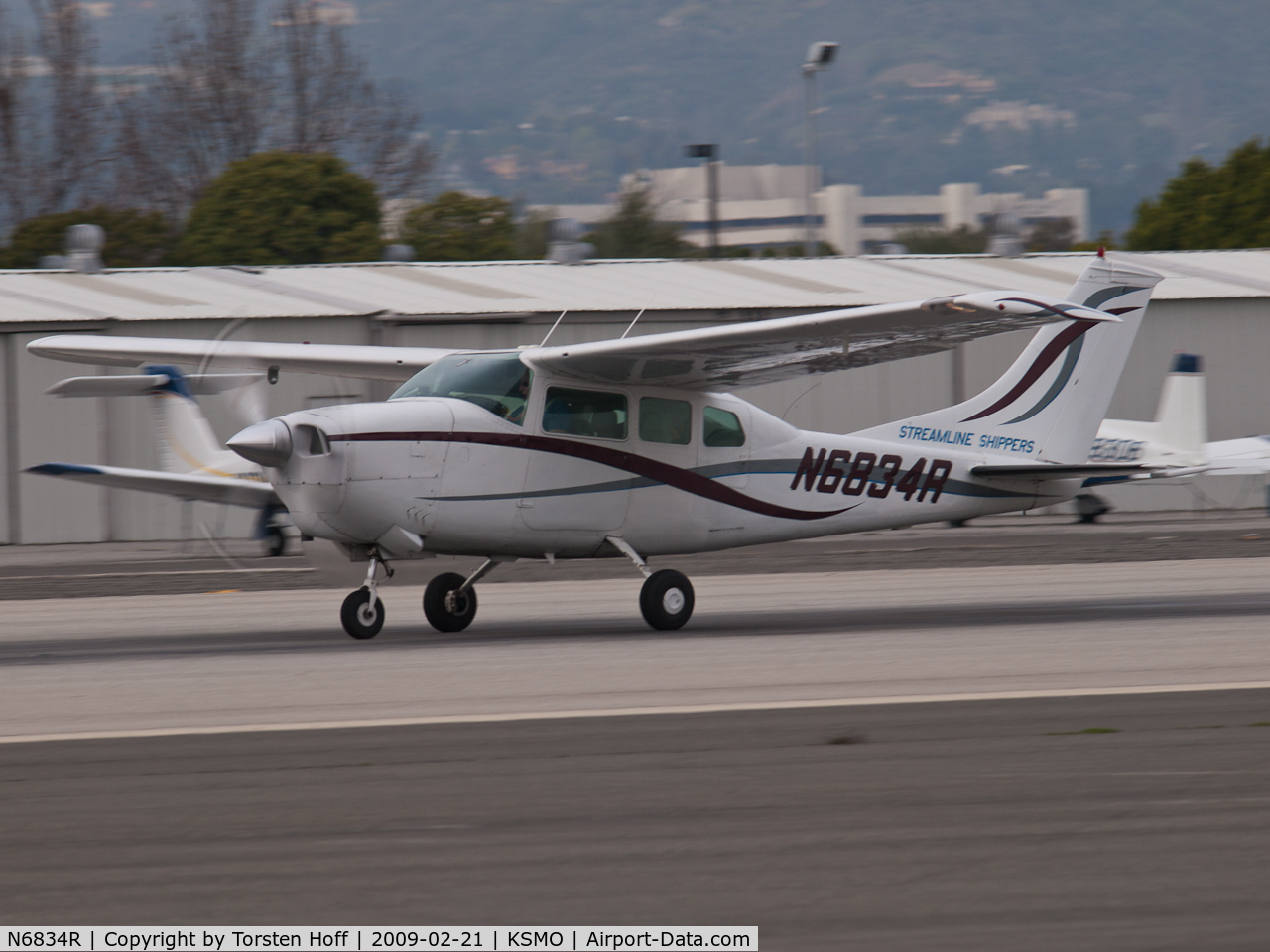 N6834R, 1966 Cessna T210G Turbo Centurion C/N T210-0234, N6834R departing from RWY 21