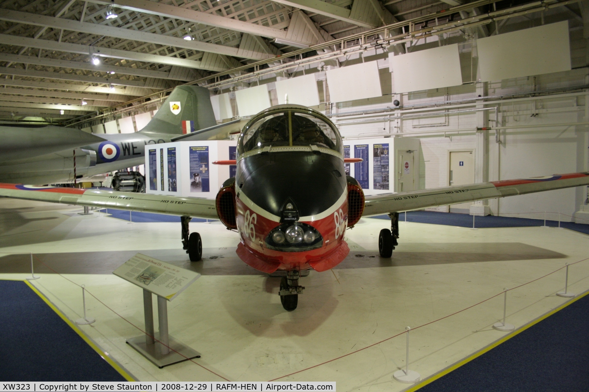 XW323, 1970 BAC 84 Jet Provost T.5A C/N EEP/JP/987, Taken at the RAF Museum, Hendon. December 2008
