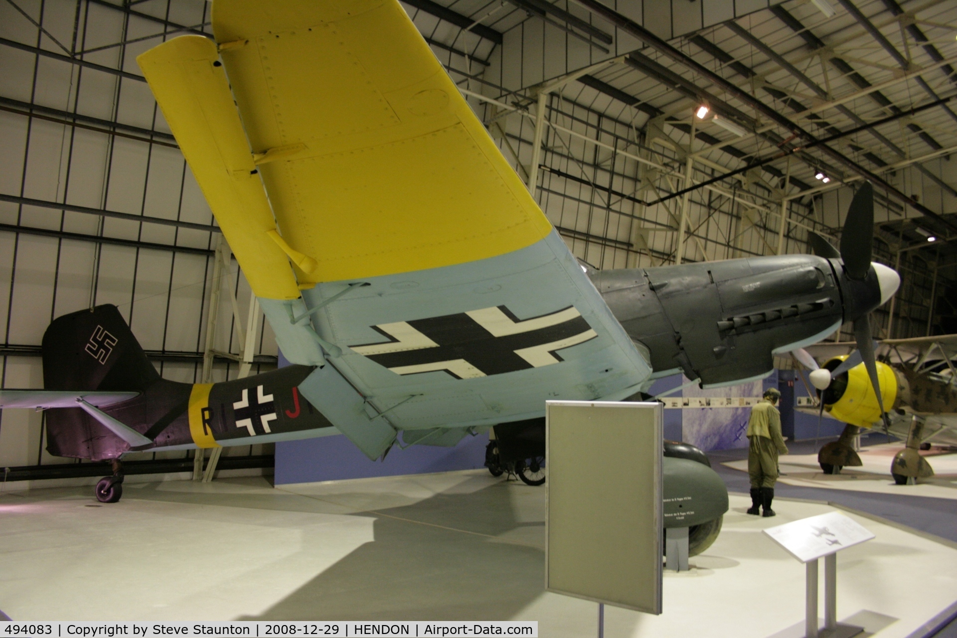 494083, 1941 Junkers Ju-87D Stuka C/N Not found 494083, Taken at the RAF Museum, Hendon. December 2008