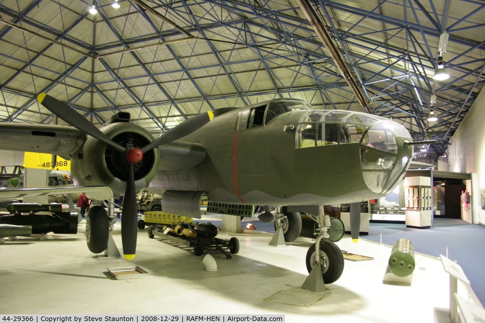 44-29366, North American TB-25N Mitchell C/N 108-32461, Taken at the RAF Museum, Hendon. December 2008