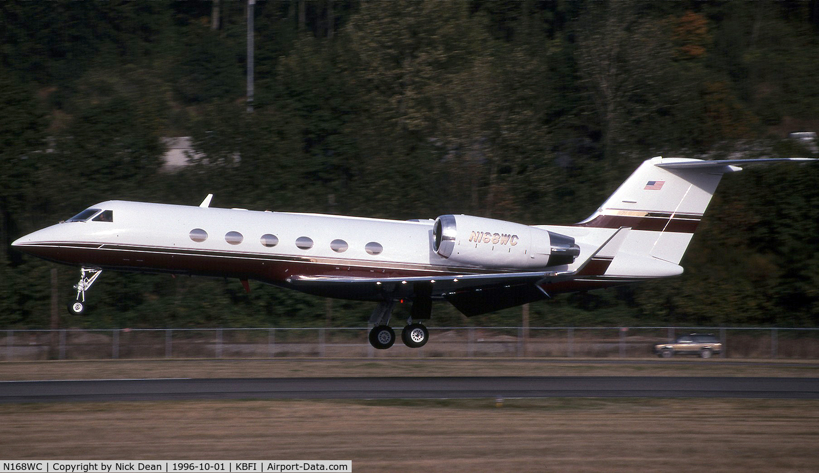 N168WC, 1986 Gulfstream Aerospace Gulfstream IV C/N 1002, KBFI
