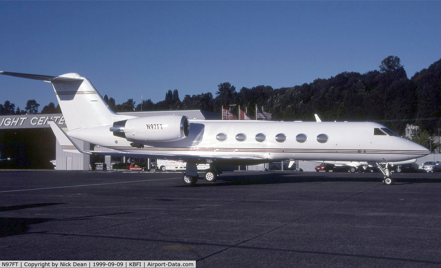 N97FT, 1986 Gulfstream Aerospace Gulfstream IV C/N 1013, KBFI