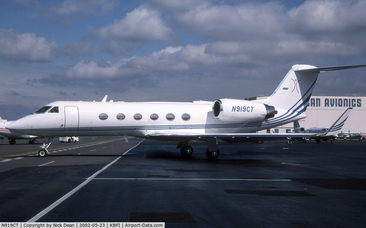 N919CT, 1988 Gulfstream Aerospace G-IV C/N 1051, KBFI
