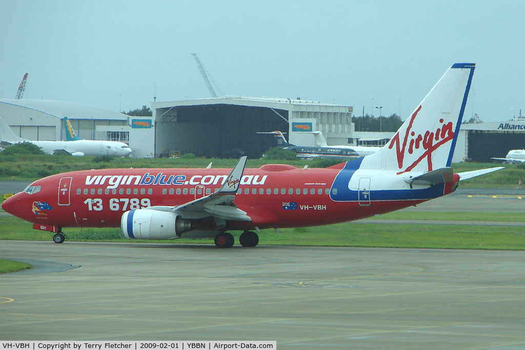 VH-VBH, 2002 Boeing 737-7Q8 C/N 30641, Virgin Blue B737 at Brisbane