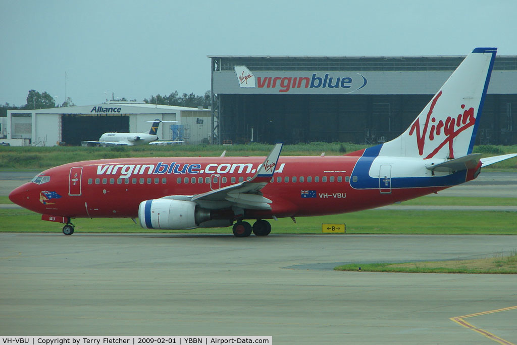 VH-VBU, 2003 Boeing 737-76Q C/N 30288, Virgin Blue B737 at Brisbane