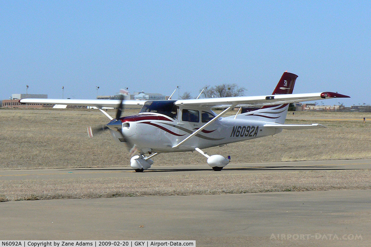 N6092A, 2008 Cessna T182T Turbo Skylane C/N T18208825, At Arlington Municipal