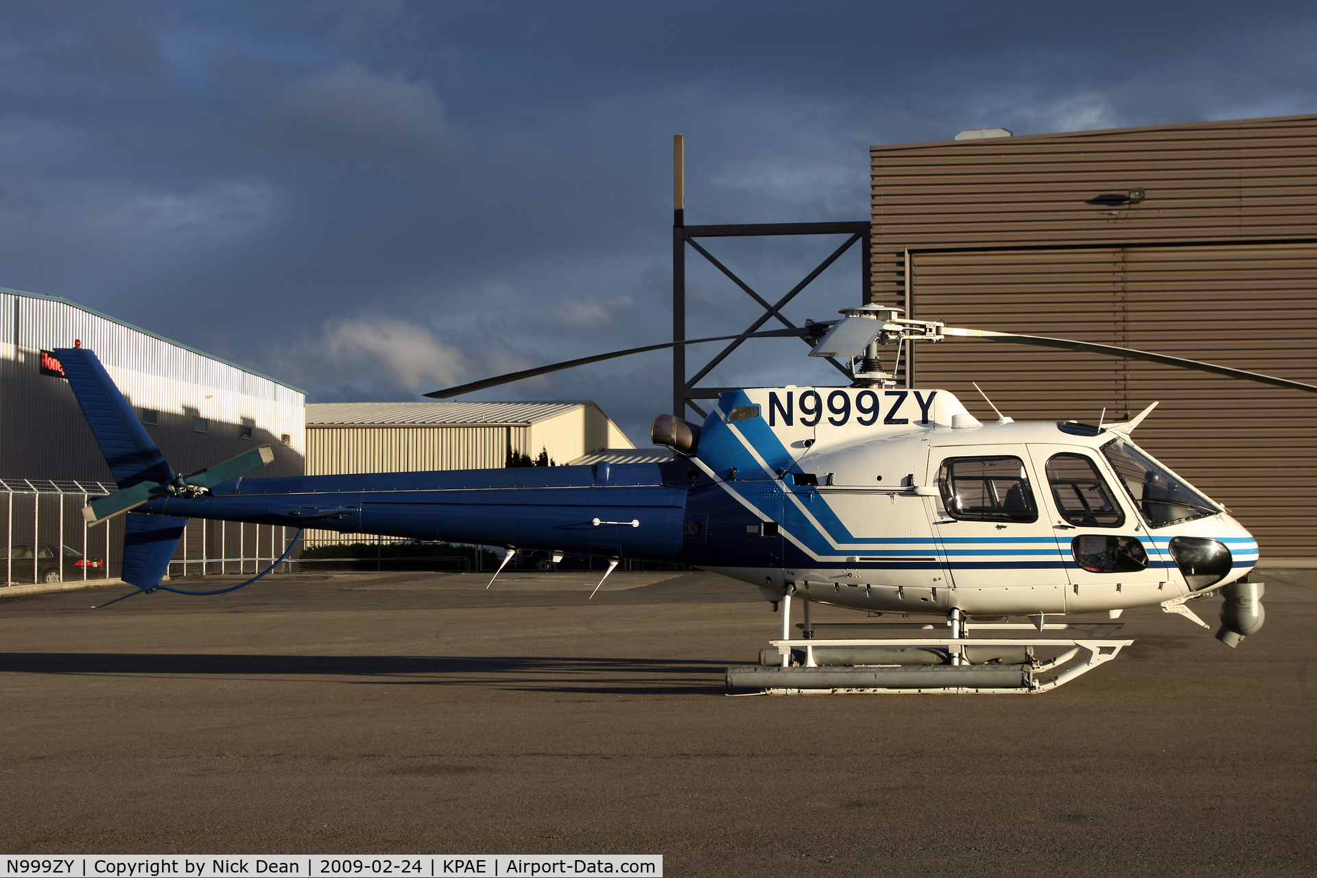 N999ZY, Eurocopter AS-350B-2 Ecureuil Ecureuil C/N 3538, KPAE