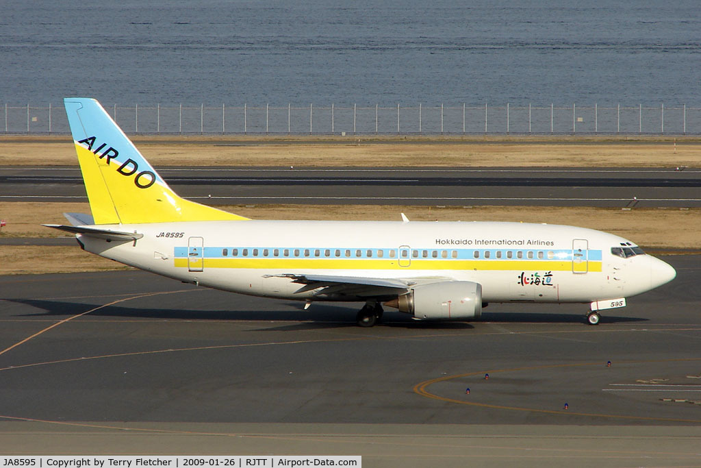 JA8595, 1997 Boeing 737-54K C/N 28461, Air Do B737 at Haneda