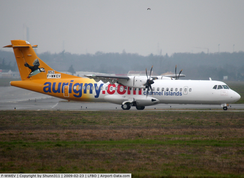 F-WWEV, 2008 ATR 72-212A C/N 852, C/n 852 - To be G-COBO