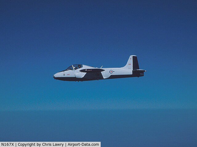 N167X, 1970 BAC 167 Strikemaster Mk.82 C/N EEP/JP/949, Flying my Strikey over Calf desert