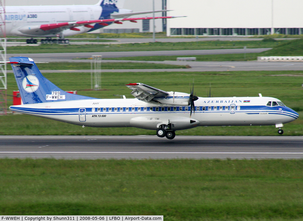 F-WWEH, 2008 ATR 72-212A C/N 789, C/n 789 - To be 4K-AZ65