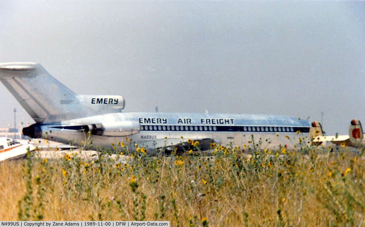 N499US, 1967 Boeing 727-51C C/N 19290, Emery Air Frieght 727 at DFW