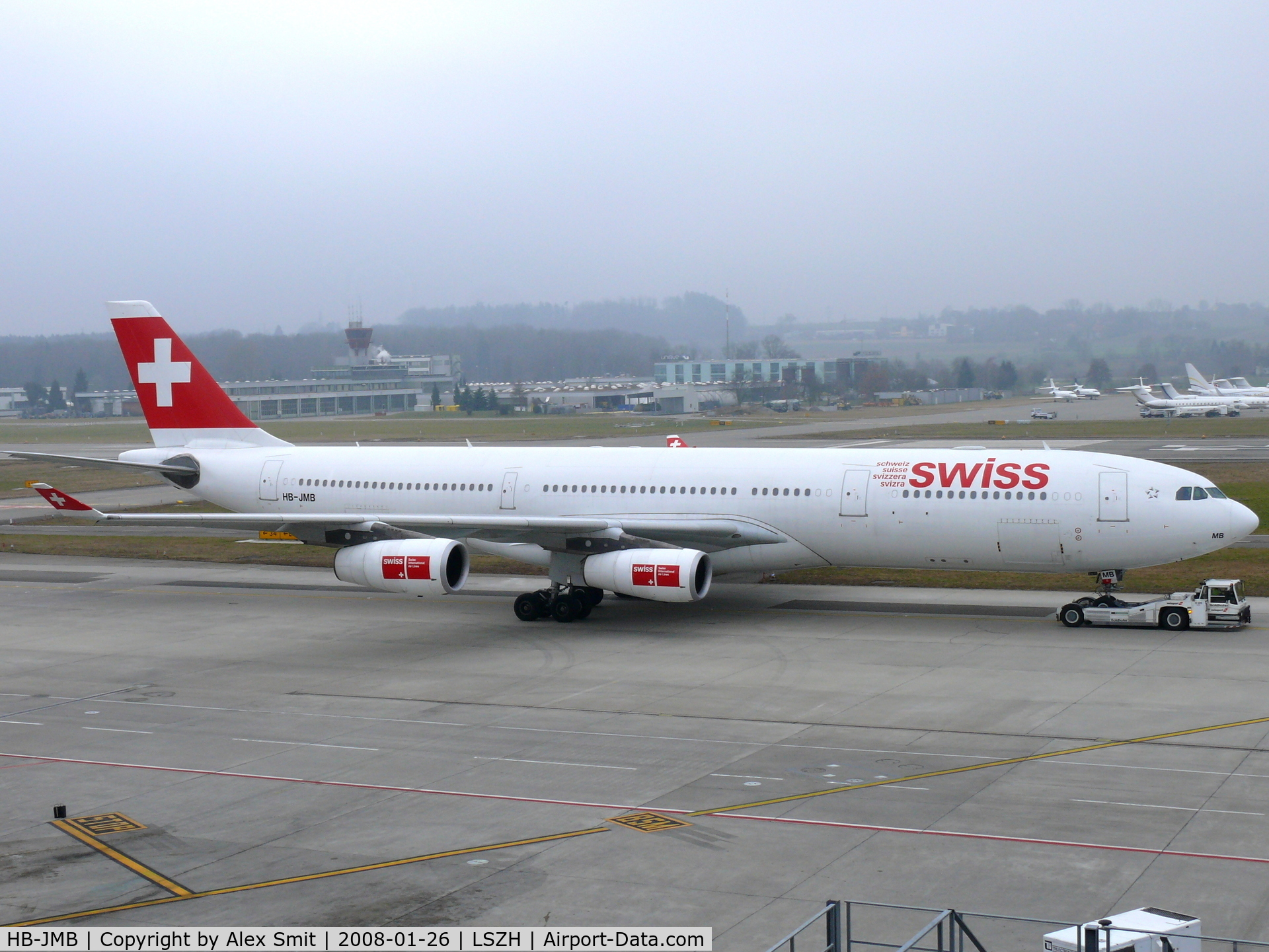 HB-JMB, 2003 Airbus A340-313 C/N 545, Airbus A340-313 HB-JMB Swiss