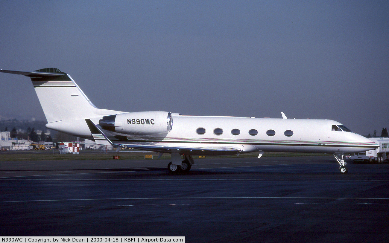 N990WC, 1995 Gulfstream Aerospace Gulfstream IVSP C/N 1268, KBFI