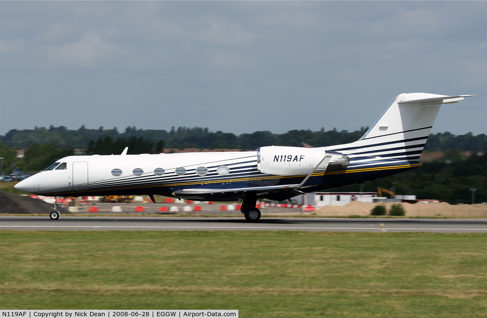 N119AF, 2002 Gulfstream Aerospace G-IV C/N 1489, EGGW