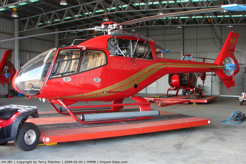 VH-JBY, 2000 Eurocopter EC-120B Colibri C/N 1139, Eurocopter EC120B at Moorabbin