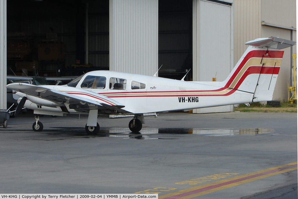 VH-KHG, 1980 Piper PA-44-180 Seminole C/N 44-8095019, Piper Pa-44-180 at Moorabbin