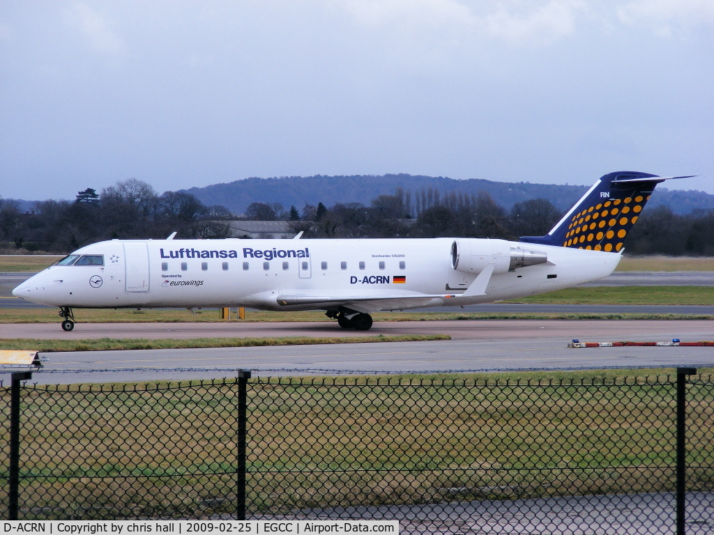 D-ACRN, 2001 Canadair CRJ-200LR (CL-600-2B19) C/N 7486, Lufthansa Regional operated by Eurowings