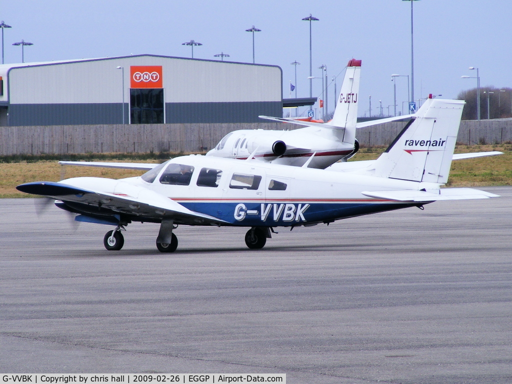 G-VVBK, 1975 Piper PA-34-200T Seneca II C/N 34-7570303, Ravenair