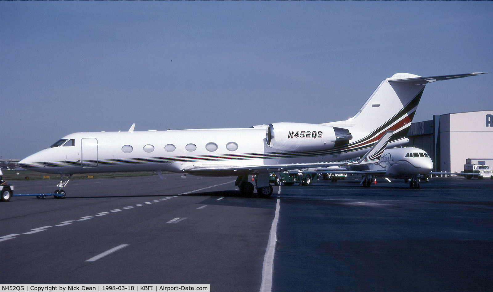 N452QS, 1998 Gulfstream Aerospace G-IV C/N 1352, KBFI