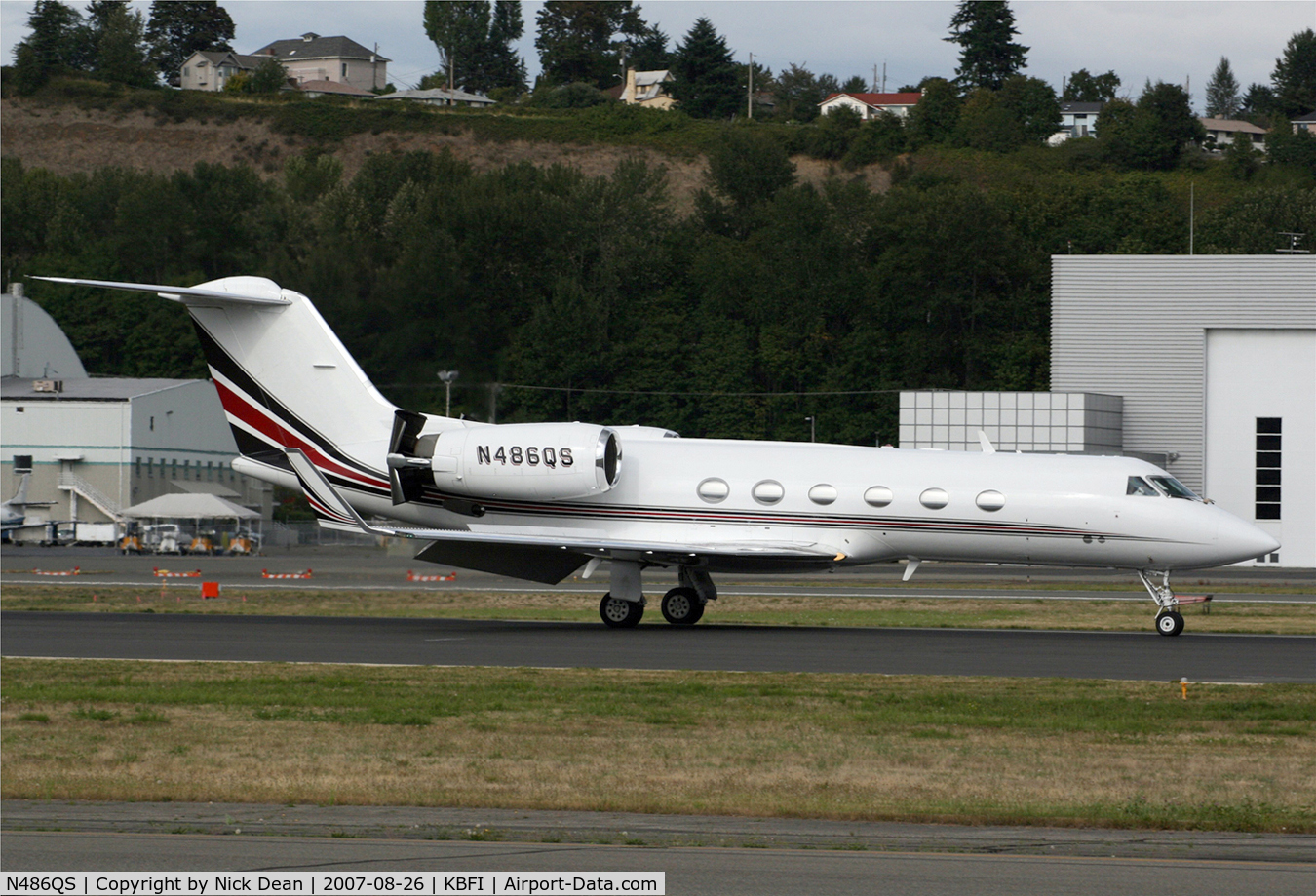 N486QS, 1999 Gulfstream Aerospace G-IV C/N 1386, KBFI