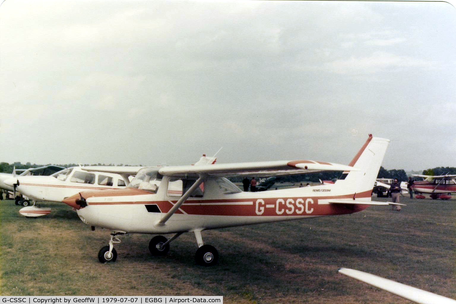 G-CSSC, 1979 Reims F152 C/N 1579, Cessna F152 G-CSSC at the Leicester PFA Rally 1979