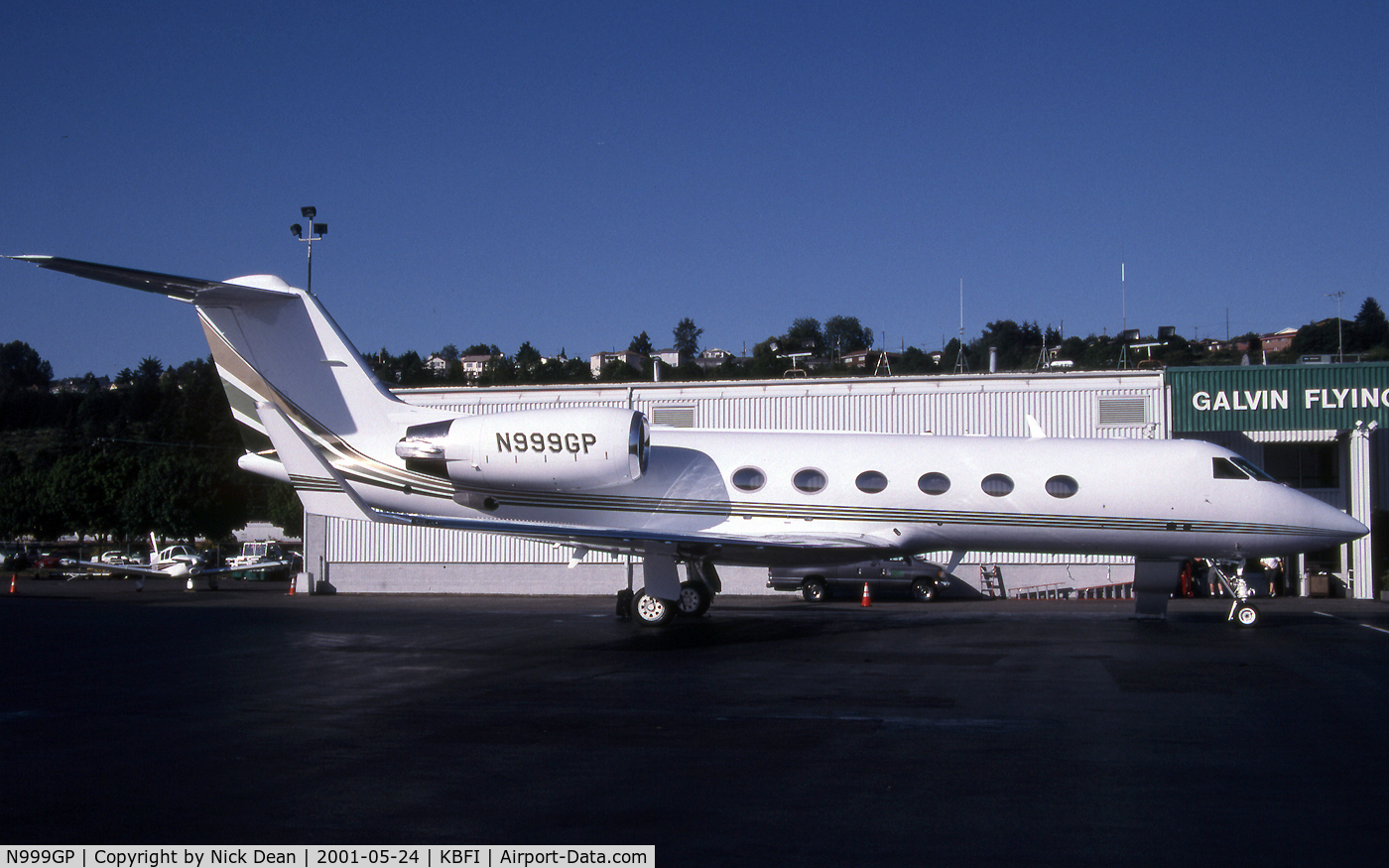 N999GP, 2000 Gulfstream Aerospace Gulfstream IVSP C/N 1422, KBFI