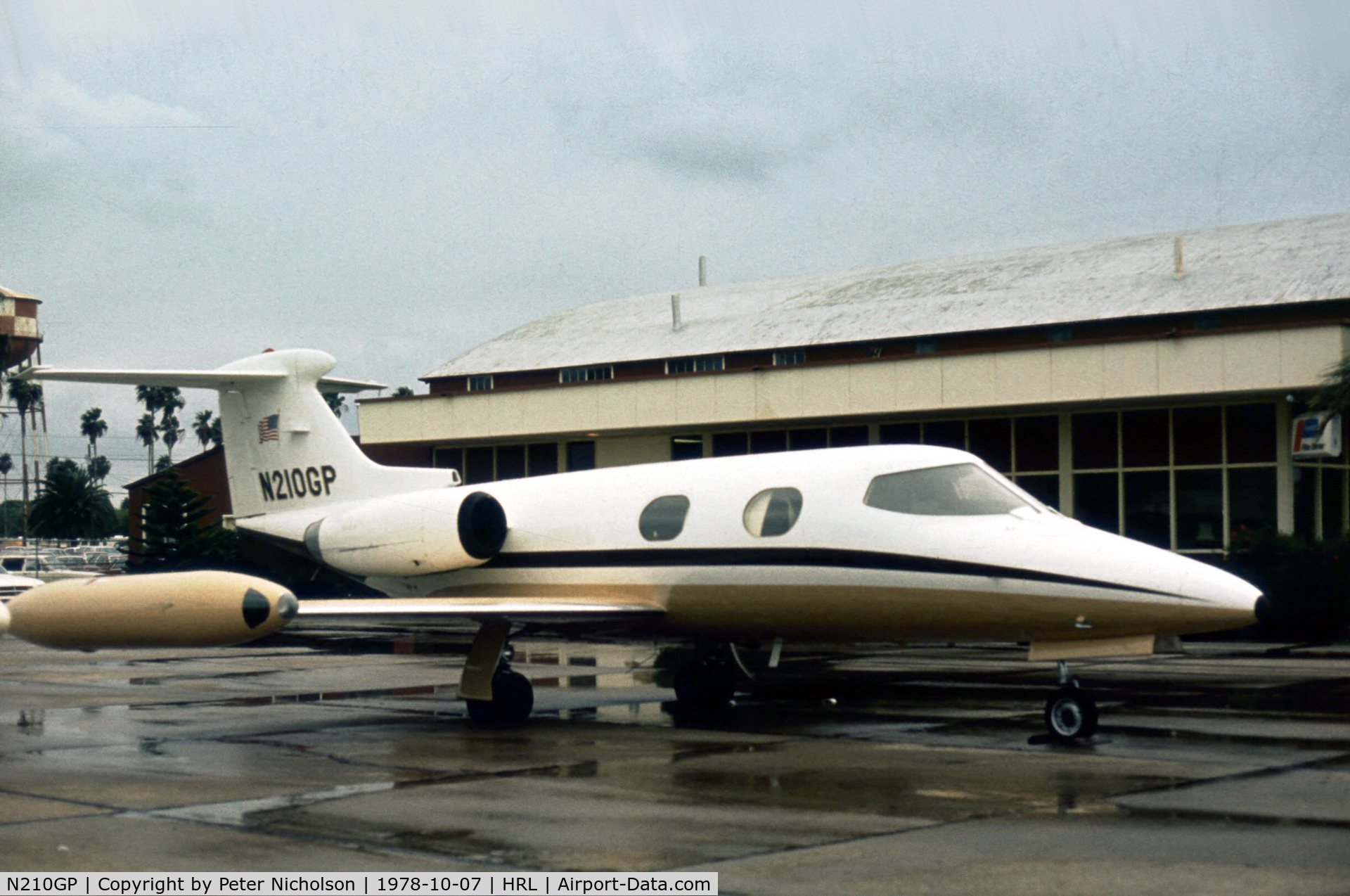 N210GP, 1965 Learjet 23 C/N 23-020, A visitor to Harlingen during the 1978 Confederate Air Force Airshow.