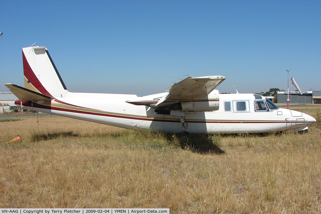 VH-AAG, 1972 Rockwell 690A Turbo Commander Turbo Commander C/N 11101, Aero Commander at Essendon