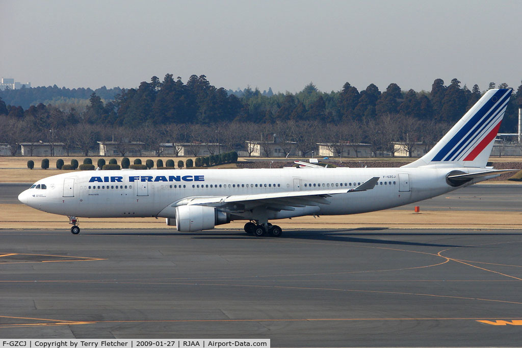 F-GZCJ, 2002 Airbus A330-203 C/N 503, Air France A330 at Narita