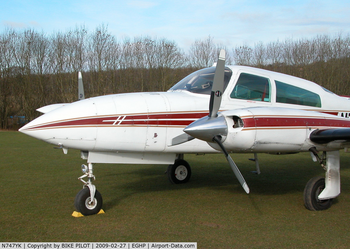 N747YK, 1975 Cessna 310R C/N 310R0138, NOSE DETAIL