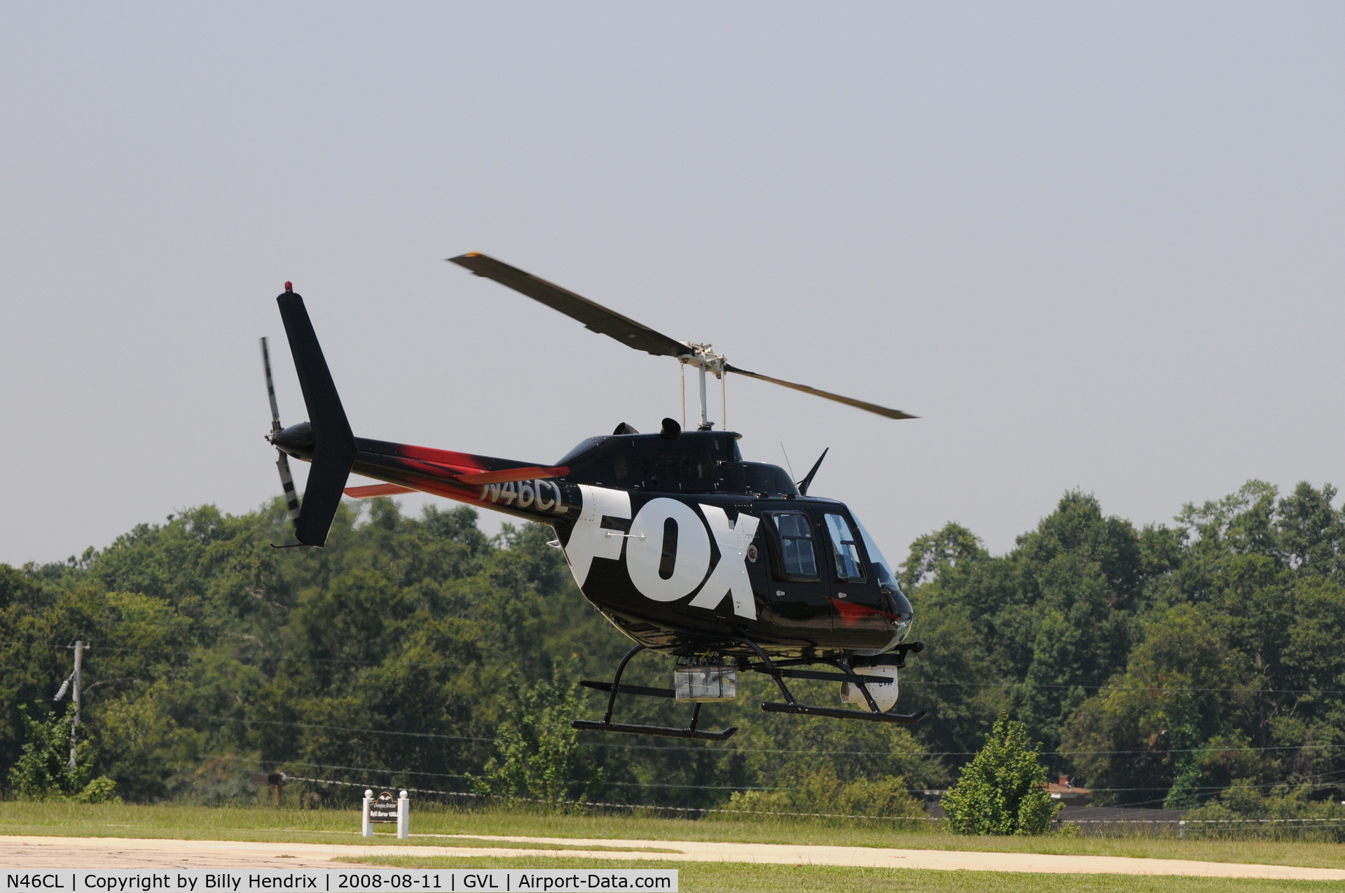 N46CL, 1999 Bell 206B-3 JetRanger III C/N 4518, Gainesville, Georgia Airport August 11, 2008