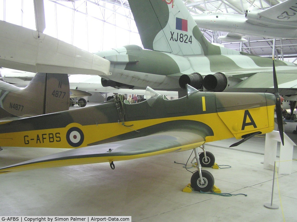 G-AFBS, 1937 Miles M14A Hawk Trainer 3 C/N 539, Hawk Trainer at Duxford
