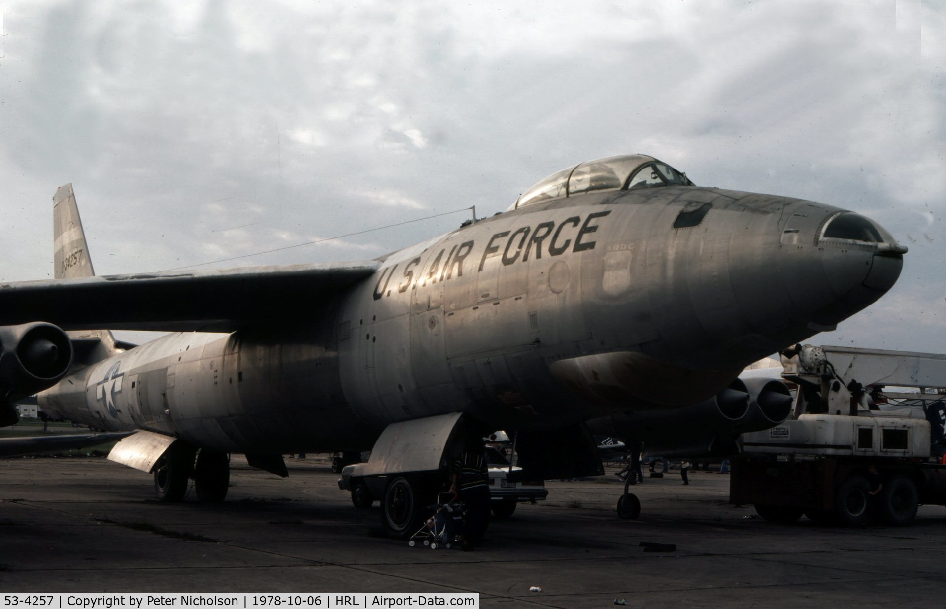 53-4257, 1953 Boeing RB-47E-45-BW Stratojet C/N 4501281, This Stratojet was in the static park of the Confederate Air Force in 1978.