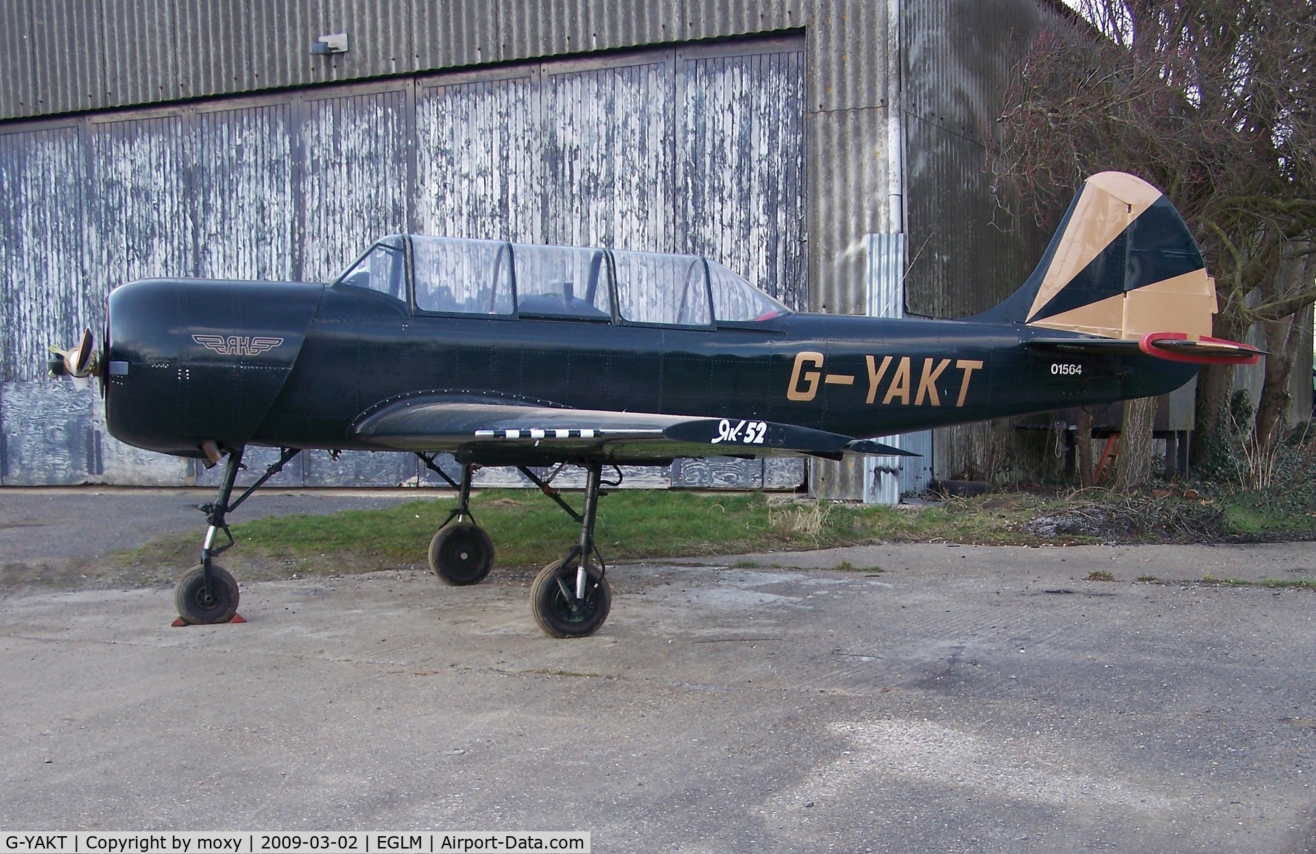 G-YAKT, 1989 Bacau Yak-52 C/N 8910302, YAK-52  Ex RA01564